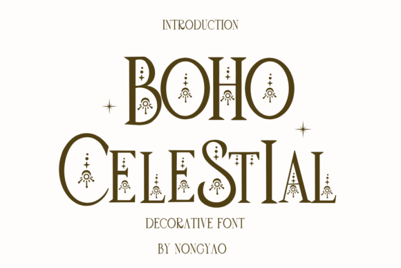 Boho Celestial: A Font That Feels Like a Late-Night Campfire