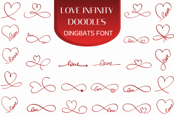 Exploring Love Infinity Doodles: A Creative Dingbats Font