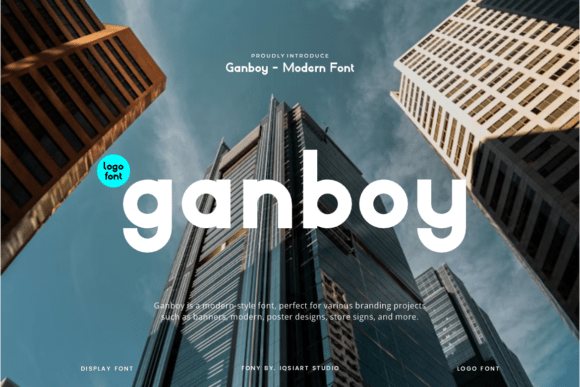 Ganboy: A Modern Typeface for Impactful Design