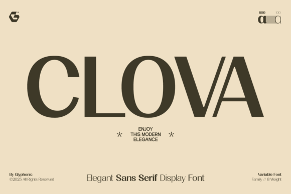 Introducing Clova: The Sans-Serif for Modern Luxury