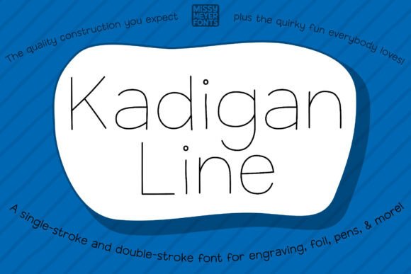 Kadigan Line: A Hand-Crafted Sans Serif for Creative Projects