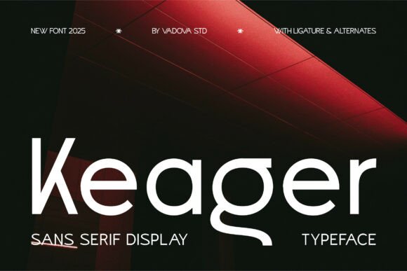Keager: Bold Modern Sans-Serif for Impactful Design