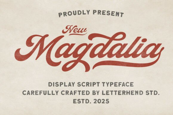 Magdalia: A Script Font with Vintage Soul and Modern Flair