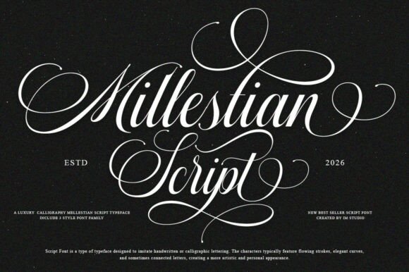 Mallestian Script: The Elegant Font for Premium Branding