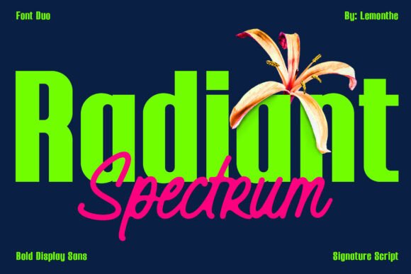 Modern Font Pairing: Discover Radiant Spectrum