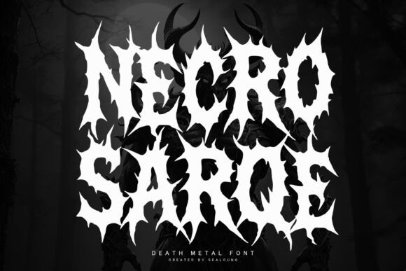 Necrosarqe Regular: The Ultimate Death Metal Typeface