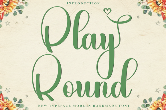 Play Round: The Festive Typeface for Holiday Magic