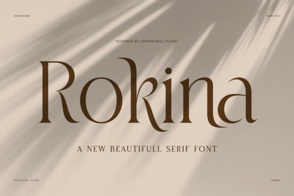 Rokina: Where Calligraphic Grace Meets Modern Serif Style