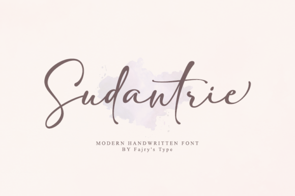 Sudantrie: More Than a Handwritten Font
