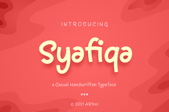Syafiqa: The Handwritten Font That Brings Designs to Life