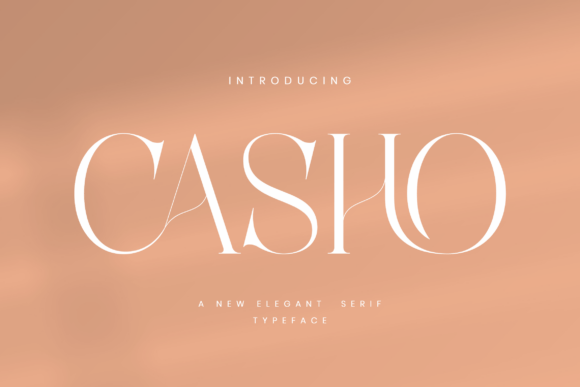 Unlocking Elegance: The Casho Serif Typeface
